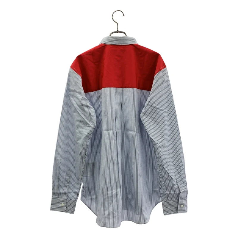 COMME des GARCONS HOMME DEUX / 꼼데가르송옴므듀 | 2022SS | 스트라이프 자수 전환 셔츠 | M | 남성