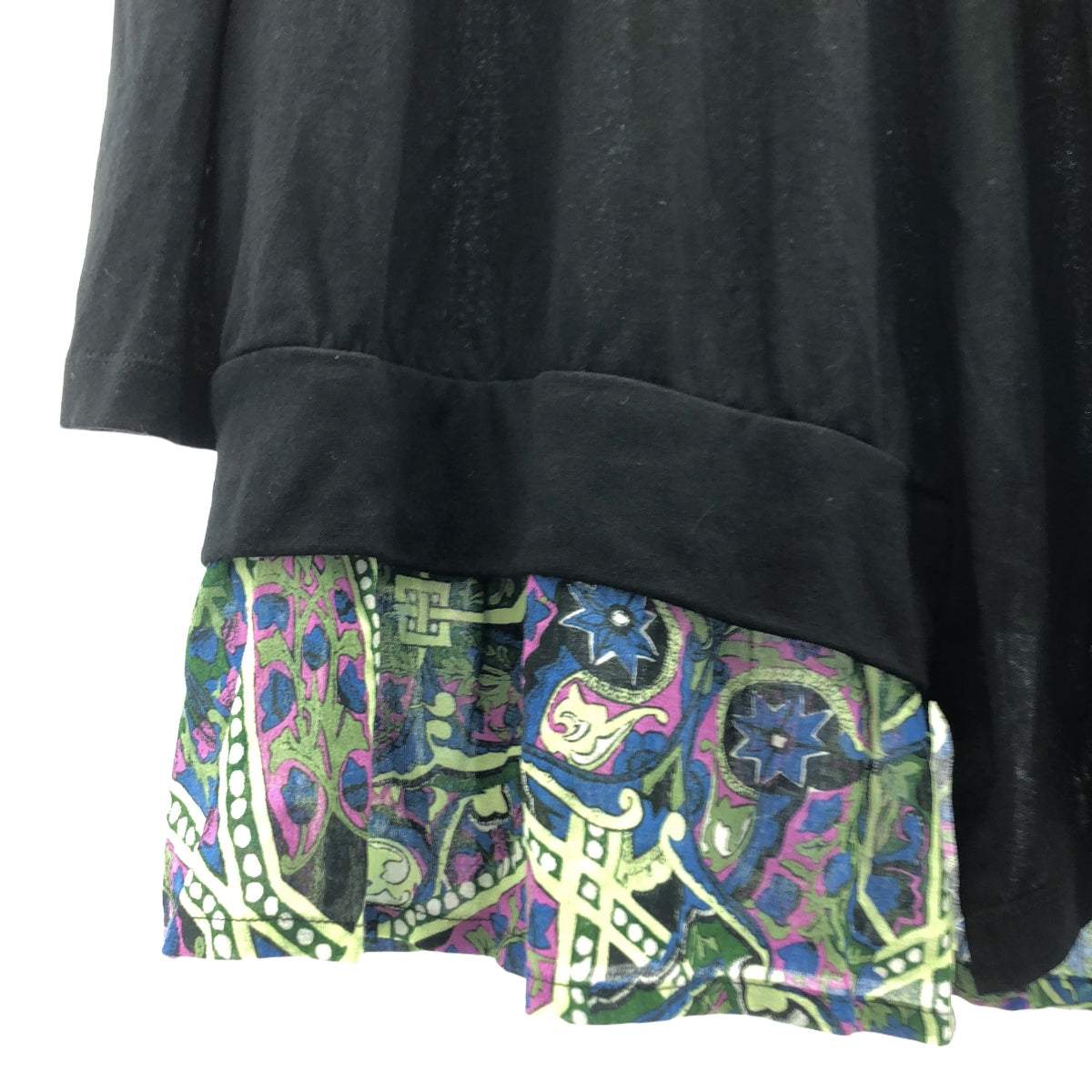 Y's / Y's 山本耀司 |分層不對稱剪裁與縫紉 | 2 |黑色 |女性的