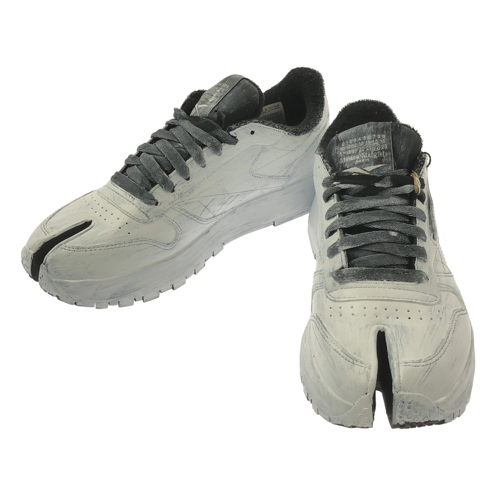 【新品】  Maison Margiela / メゾンマルジェラ | ×Reebok / Classic Leather Tabi レザー タビ スニーカー | 38.5 | ホワイト | レディース