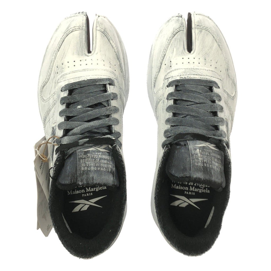 【新品】  Maison Margiela / メゾンマルジェラ | ×Reebok / Classic Leather Tabi レザー タビ スニーカー | 38.5 | ホワイト | レディース