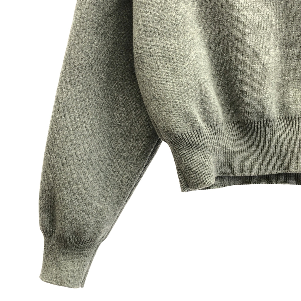BORDERS at BALCONY / ボーダーズアットバルコニー | PEARL KNIT PULLOVER パール ニット プルオーバー | 36 | グレー | レディース