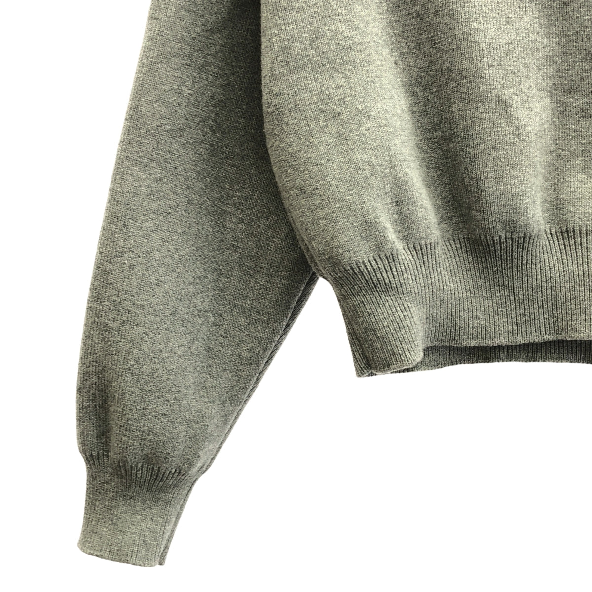 BORDERS at BALCONY / ボーダーズアットバルコニー | PEARL KNIT PULLOVER パール ニット プルオーバー | 36 | グレー | レディース