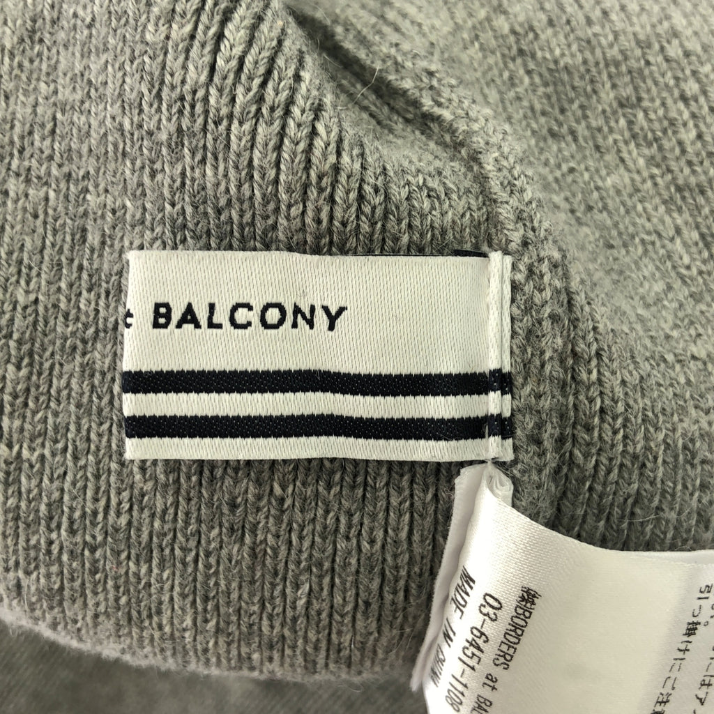 BORDERS at BALCONY / ボーダーズアットバルコニー | PEARL KNIT PULLOVER パール ニット プルオーバー | 36 | グレー | レディース