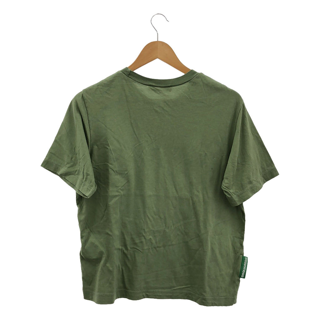 DSQUARED2 / Dsquared |標誌印刷剪裁和縫紉 | M |綠色/黃色 |女性的