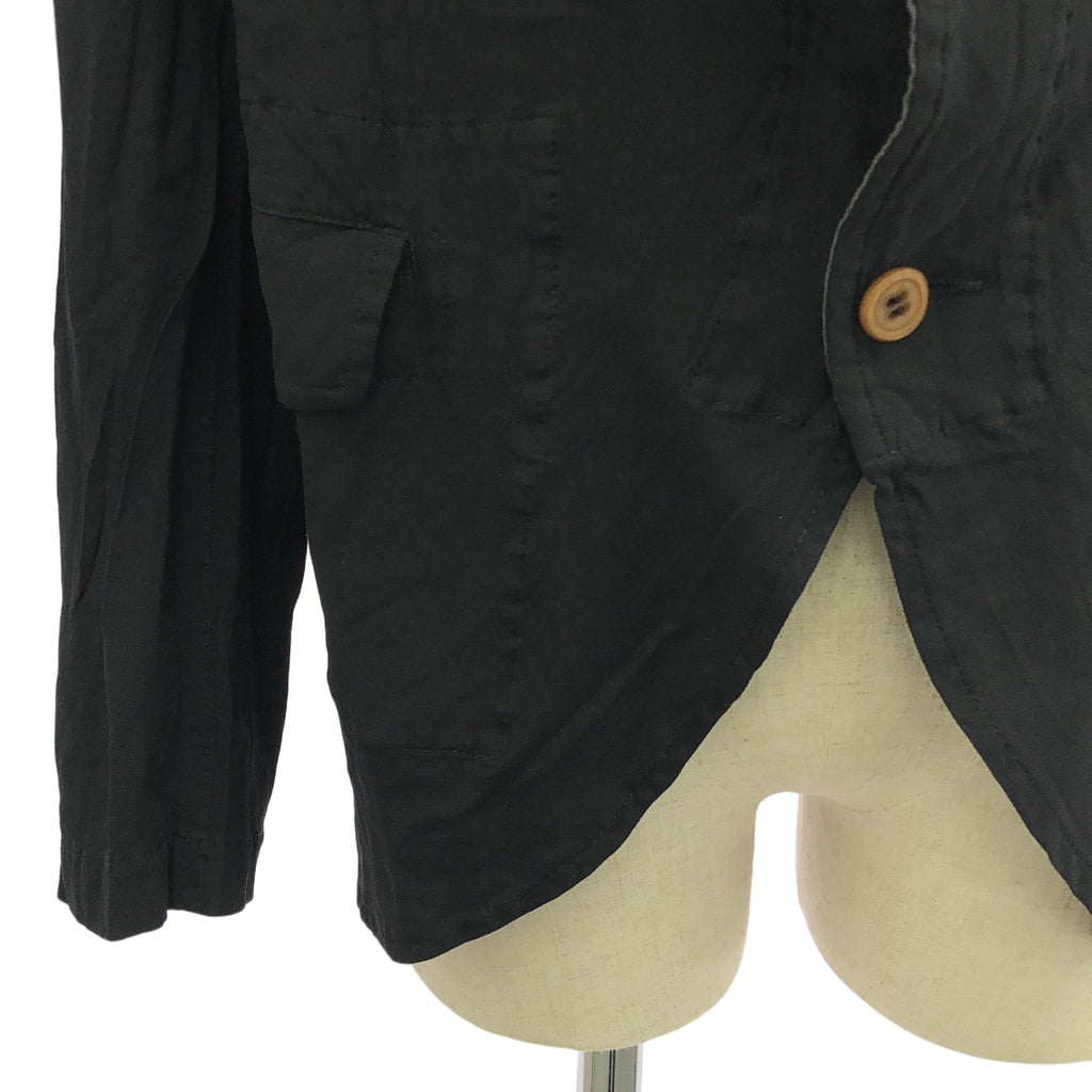 COMME des GARCONS COMME des GARCONS / Comme des | 2014春夏 |聚酯氈單排扣外套 |中號 |黑色|女性的