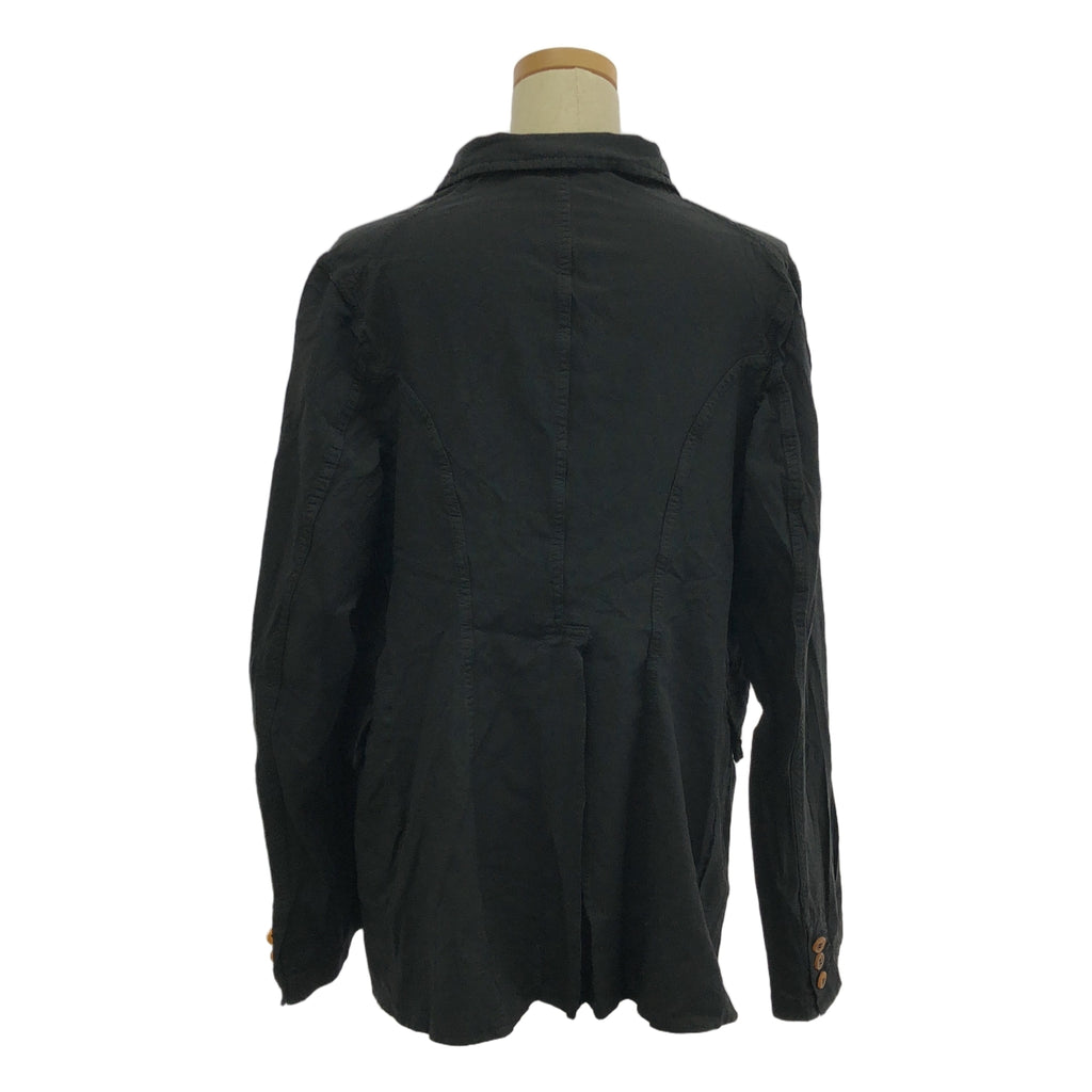 COMME des GARCONS COMME des GARCONS / Comme des | 2014春夏 |聚酯氈單排扣外套 |中號 |黑色|女性的