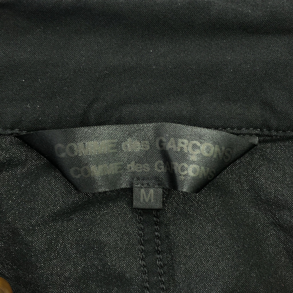 COMME des GARCONS COMME des GARCONS / Comme des | 2014春夏 |聚酯氈單排扣外套 |中號 |黑色|女性的