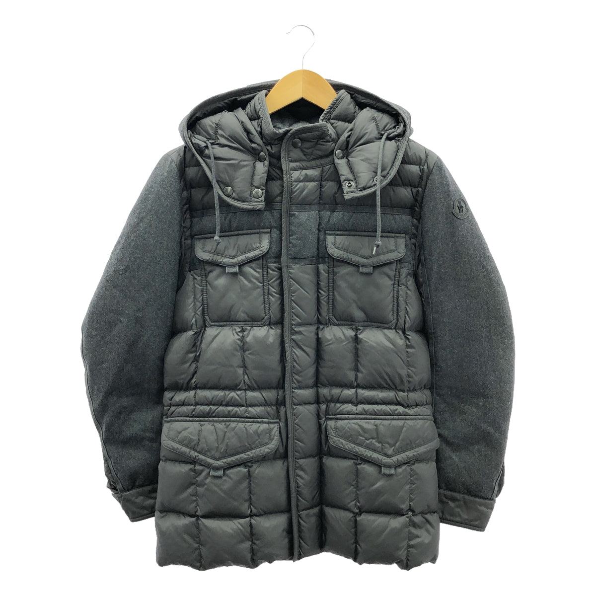 MONCLER / モンクレール | JACOB GIUBBOTTO ウール切替 ダウンジャケット | 1 | メンズ