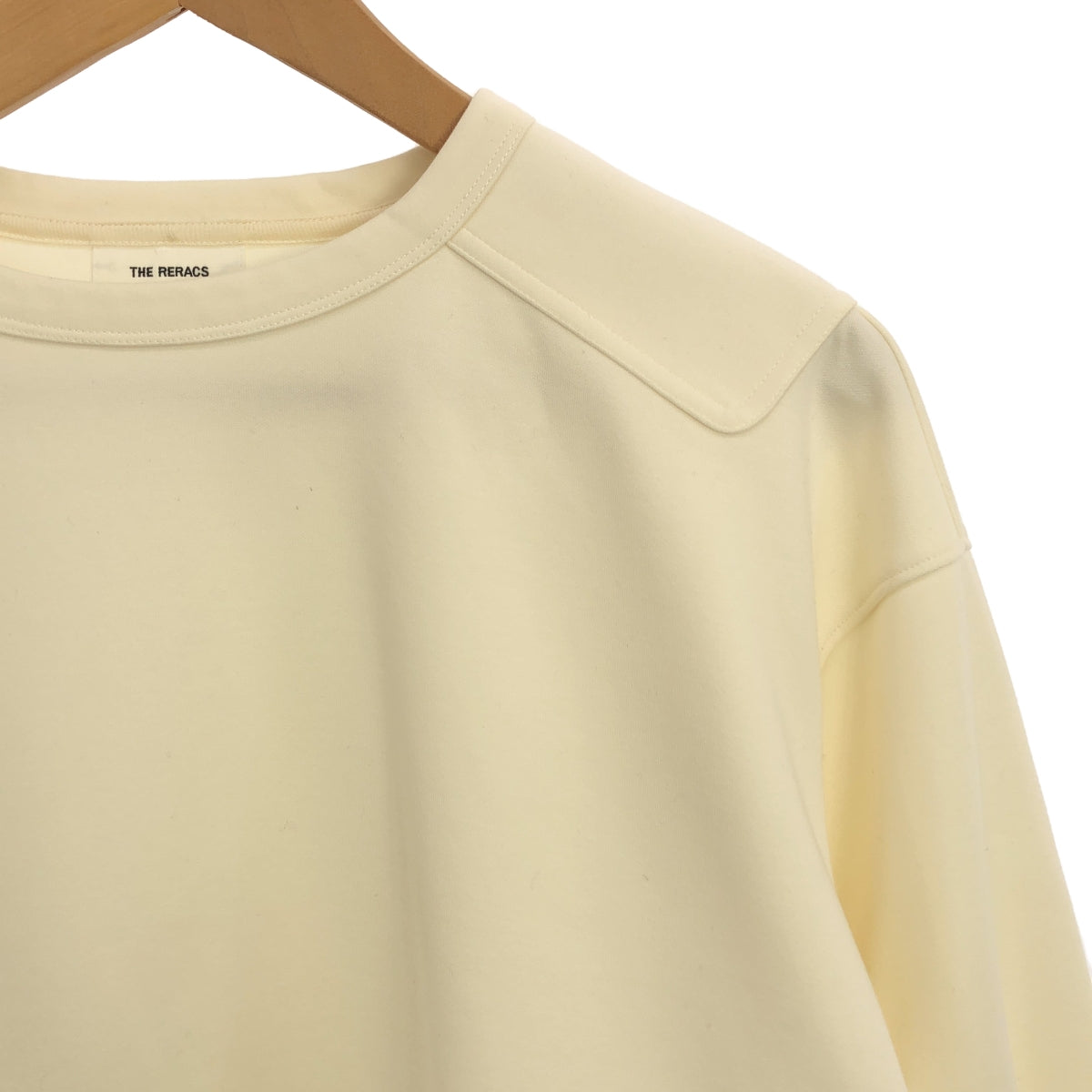 THE RERACS / 자릴락스 | LONG SLEEVE COMAND T-SHIRT 커맨드 티셔츠 | 38 | 아이보리 | 여성