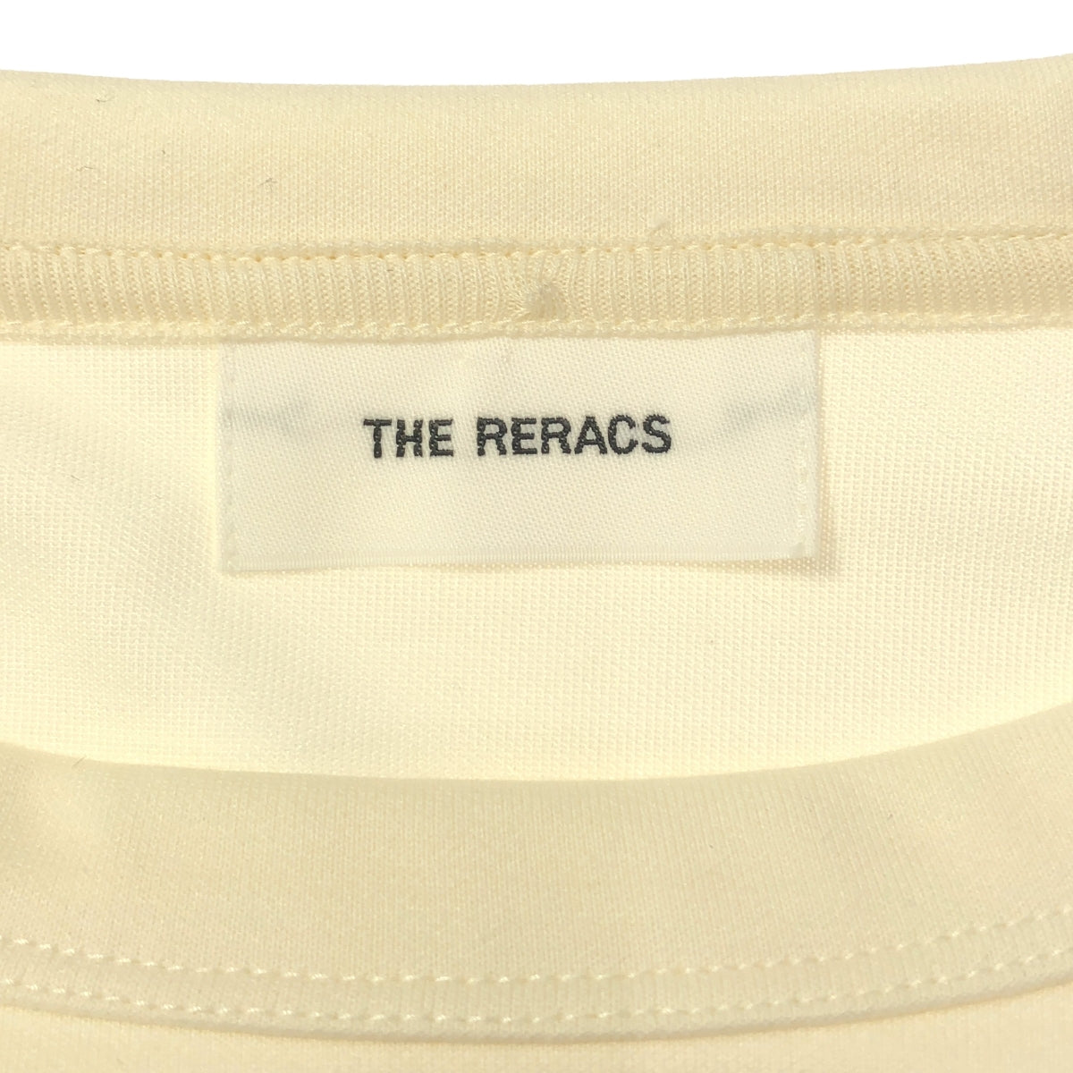 THE RERACS / 자릴락스 | LONG SLEEVE COMAND T-SHIRT 커맨드 티셔츠 | 38 | 아이보리 | 여성