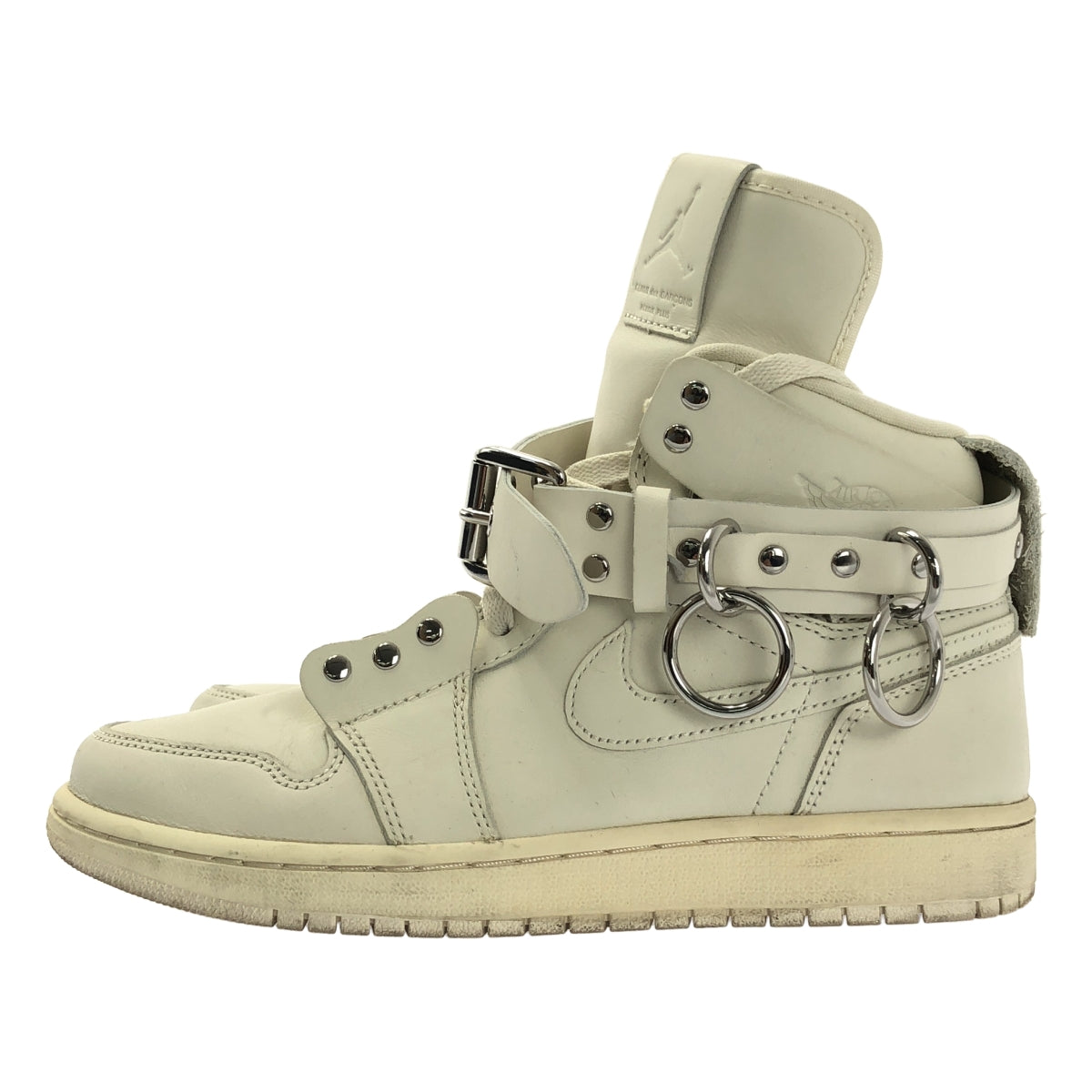 NIKE / ナイキ | ×COMME des GARCONS HOMME PLUS / AIR JORDAN 1 HI STRAP エアジョーダン ストラップ ハイカット スニーカー | 24.5cm | メンズ