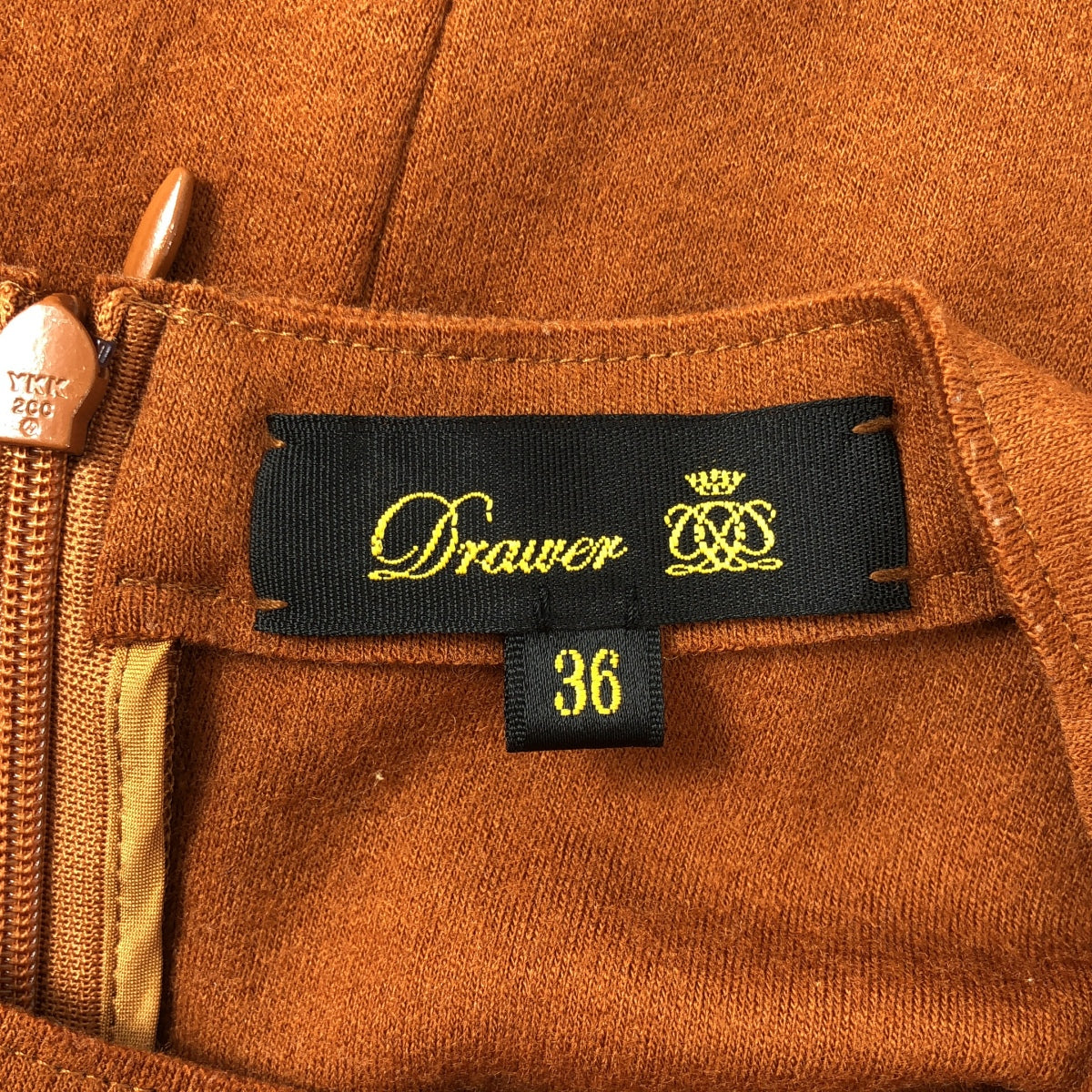 Drawer / 드로어 | 울 페플럼 컷소우 | 36 | 브라운 | 여성