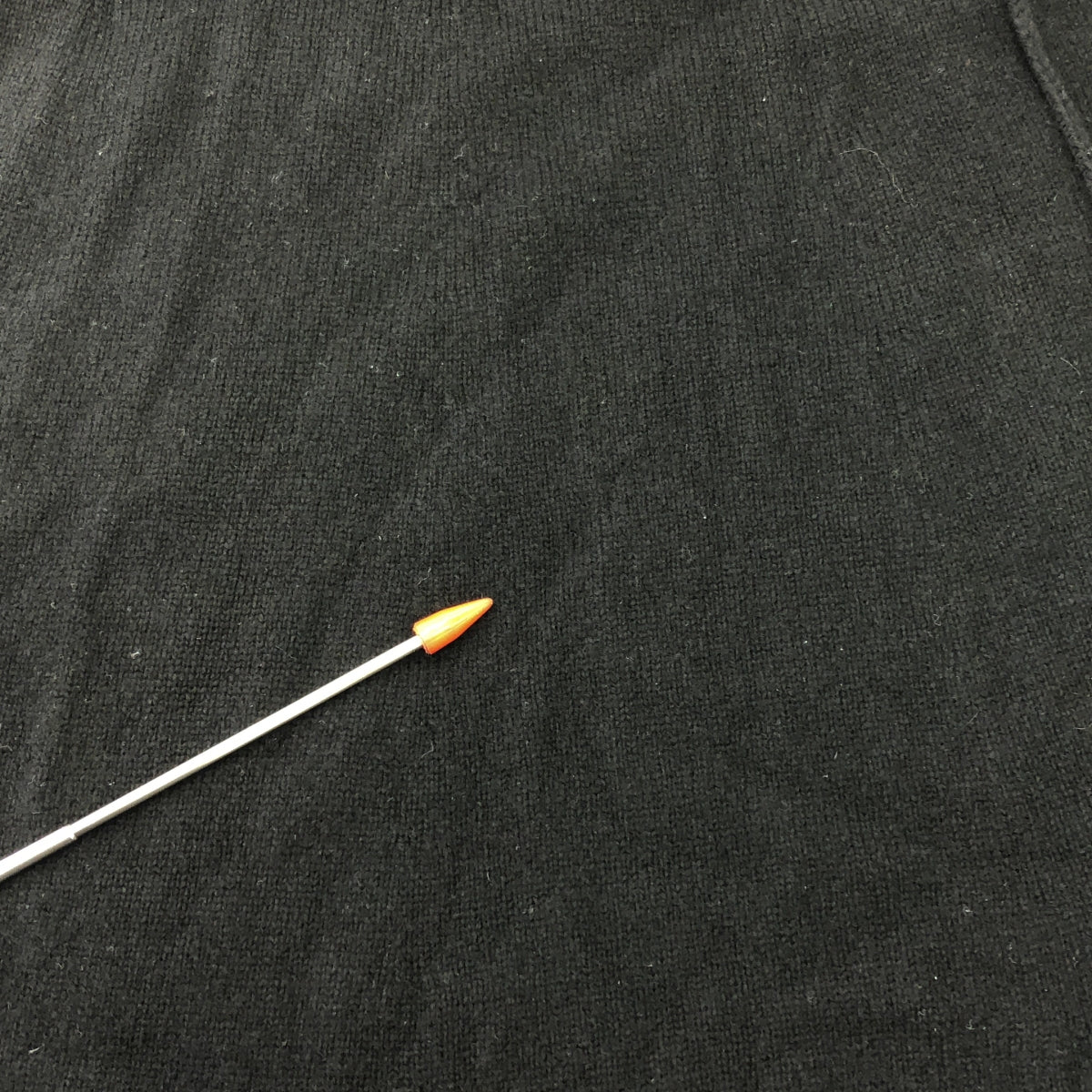 SEVEN TEN by MIHO KAWAHITO / セブンテンバイミホカワヒト | ウール ナイロン ボリュームスリーブ ハイネック ニットワンピース | XS | ブラック | レディース