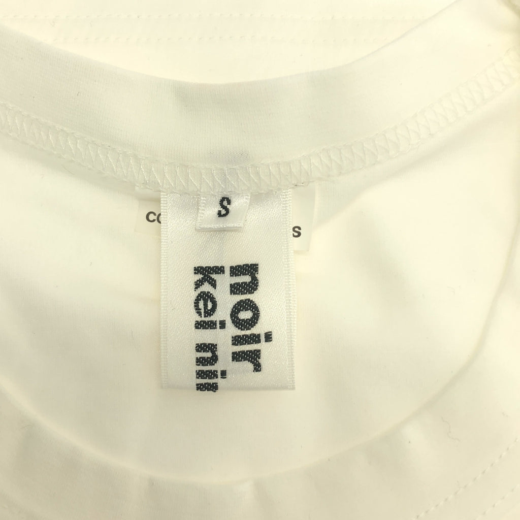 noir kei ninomiya | 2019春夏 | 混紡褶皺接合上衣 | S碼 | 女款