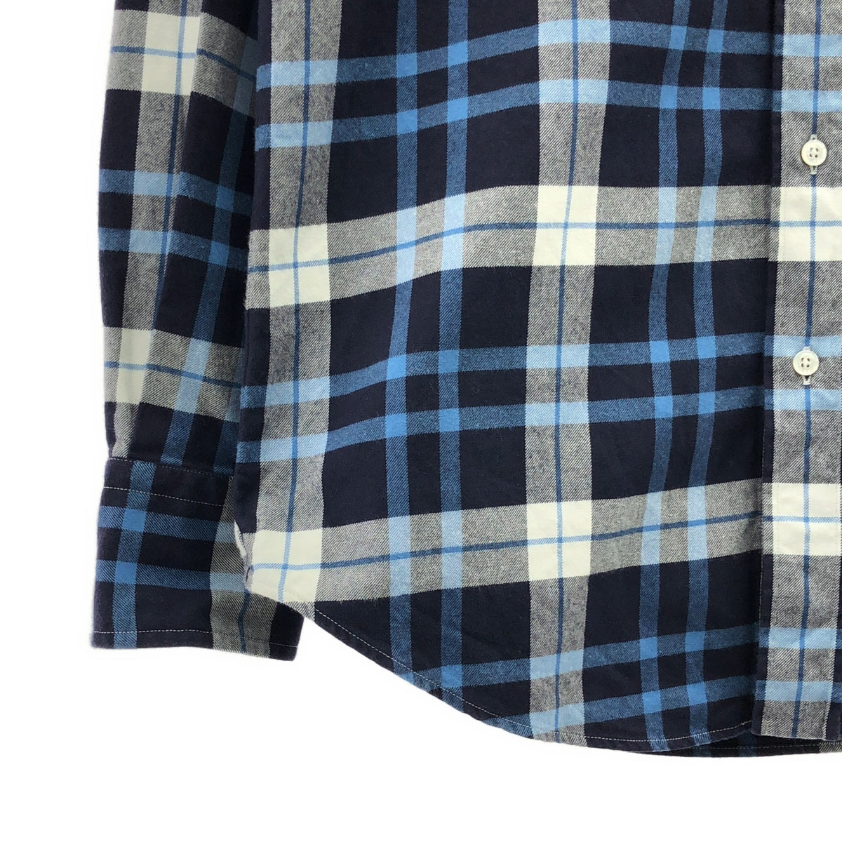 THOM BROWNE | 格紋法蘭絨連結襯衫 | 尺寸 1 | 男款