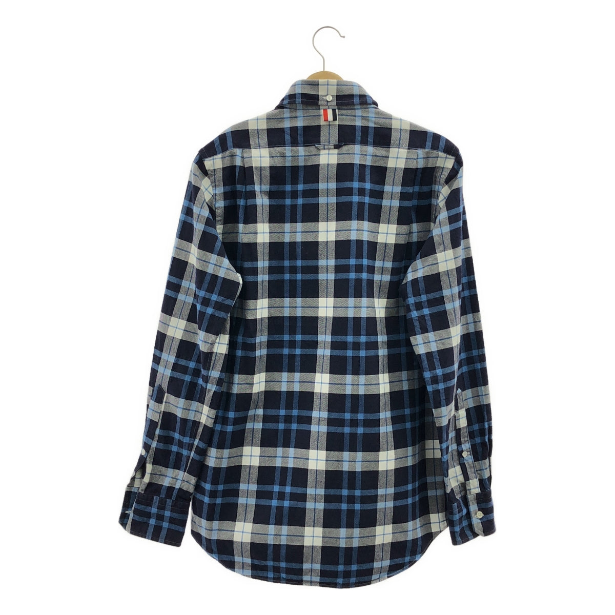 THOM BROWNE | 格紋法蘭絨連結襯衫 | 尺寸 1 | 男款