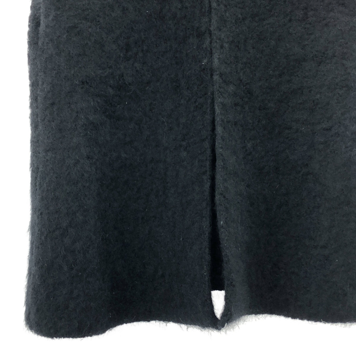【美品】  R&D.M.Co / オールドマンズテーラー | ウール モヘア ロングニット ジレ ベスト | ブラック | レディース