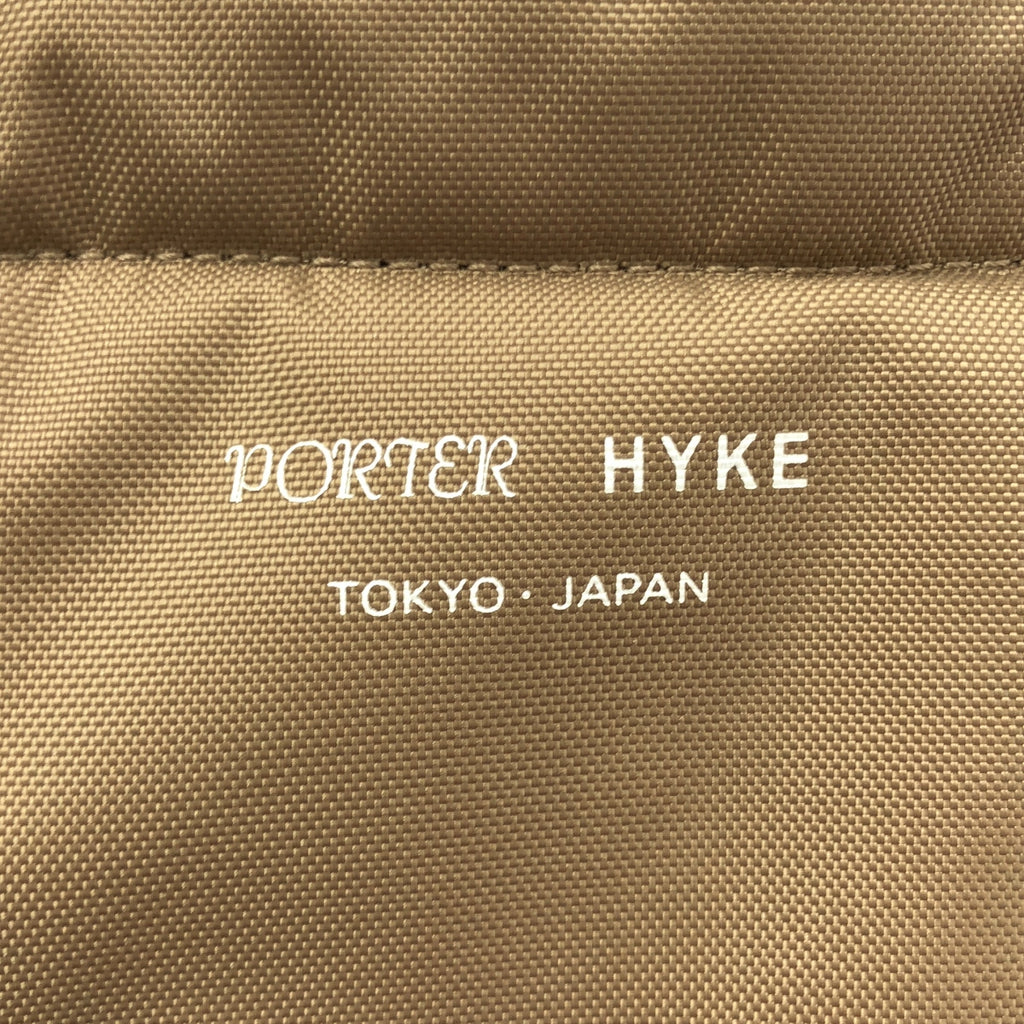 [類似新品] HYKE x PORTER 兩用手提包，尼龍單肩包，沙色，女款