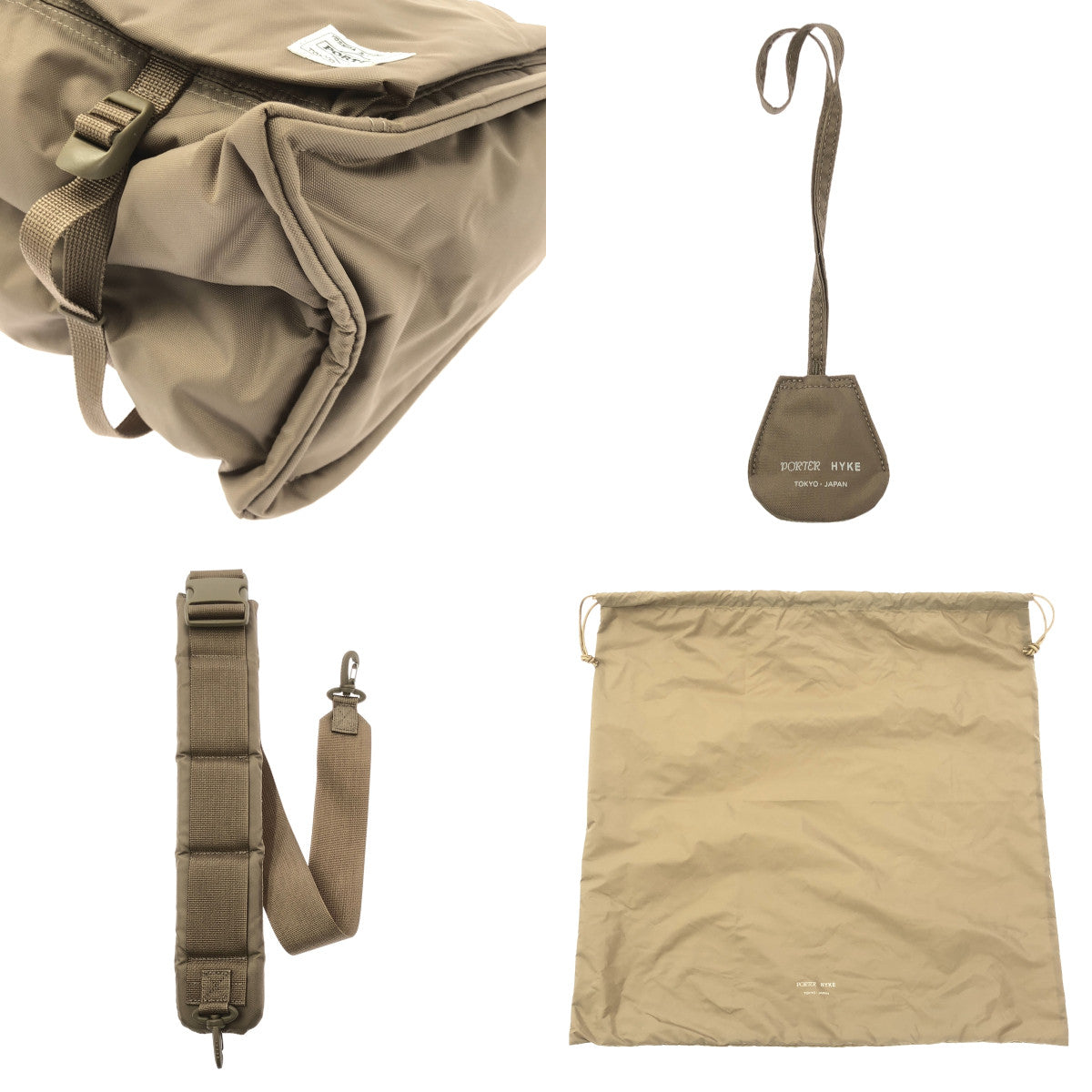 HYKE / 하이크 | × PORTER 2WAY TOTE BAG 나일론 숄더백 |