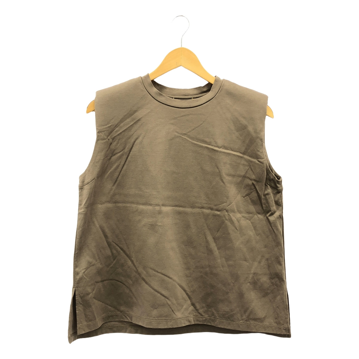 MUSE de Deuxieme Classe / 뮤즈 두주 엠 클래스 | × Col Pierrot DRESS UP T-SHIRT dressup 티셔츠 | F | 베이지 | 여성