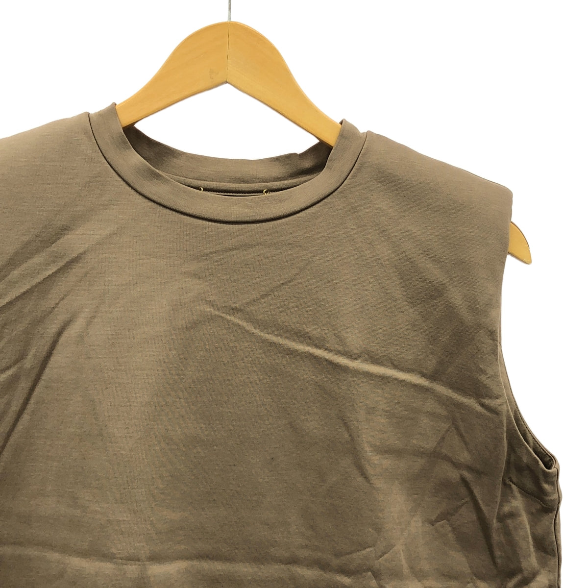 MUSE de Deuxieme Classe / 뮤즈 두주 엠 클래스 | × Col Pierrot DRESS UP T-SHIRT dressup 티셔츠 | F | 베이지 | 여성