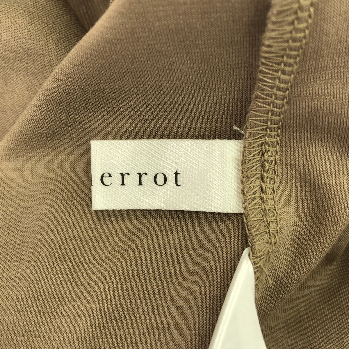 MUSE de Deuxieme Classe / 뮤즈 두주 엠 클래스 | × Col Pierrot DRESS UP T-SHIRT dressup 티셔츠 | F | 베이지 | 여성