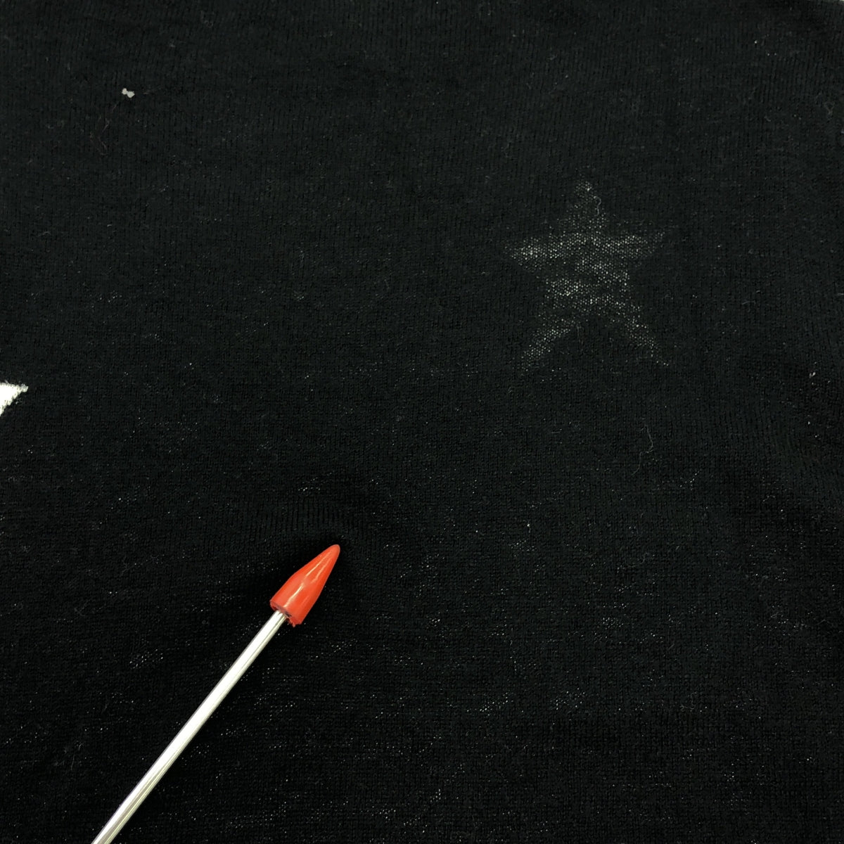 ZADIG &amp; VOLTAIRE | 羊毛高領星形針織衫 | L | 黑色 | 女款