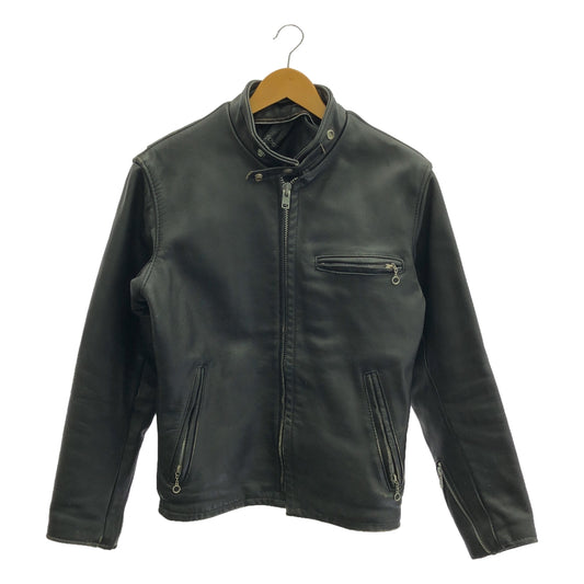 SCHOTT / Shot | 641 Stand Collar Single Riders Jacket | 36 | Black | Men's