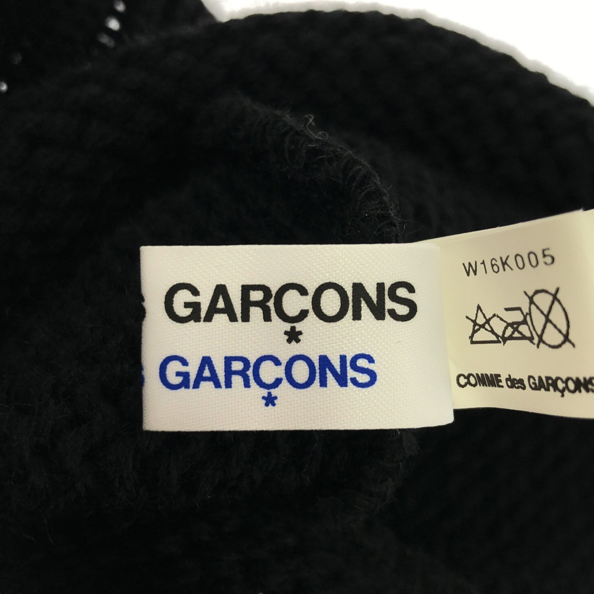 COMME des GARCONS COMME des GARCONS / 콤콤 | 울 입체 전환 변형 니트 캡 비니 |