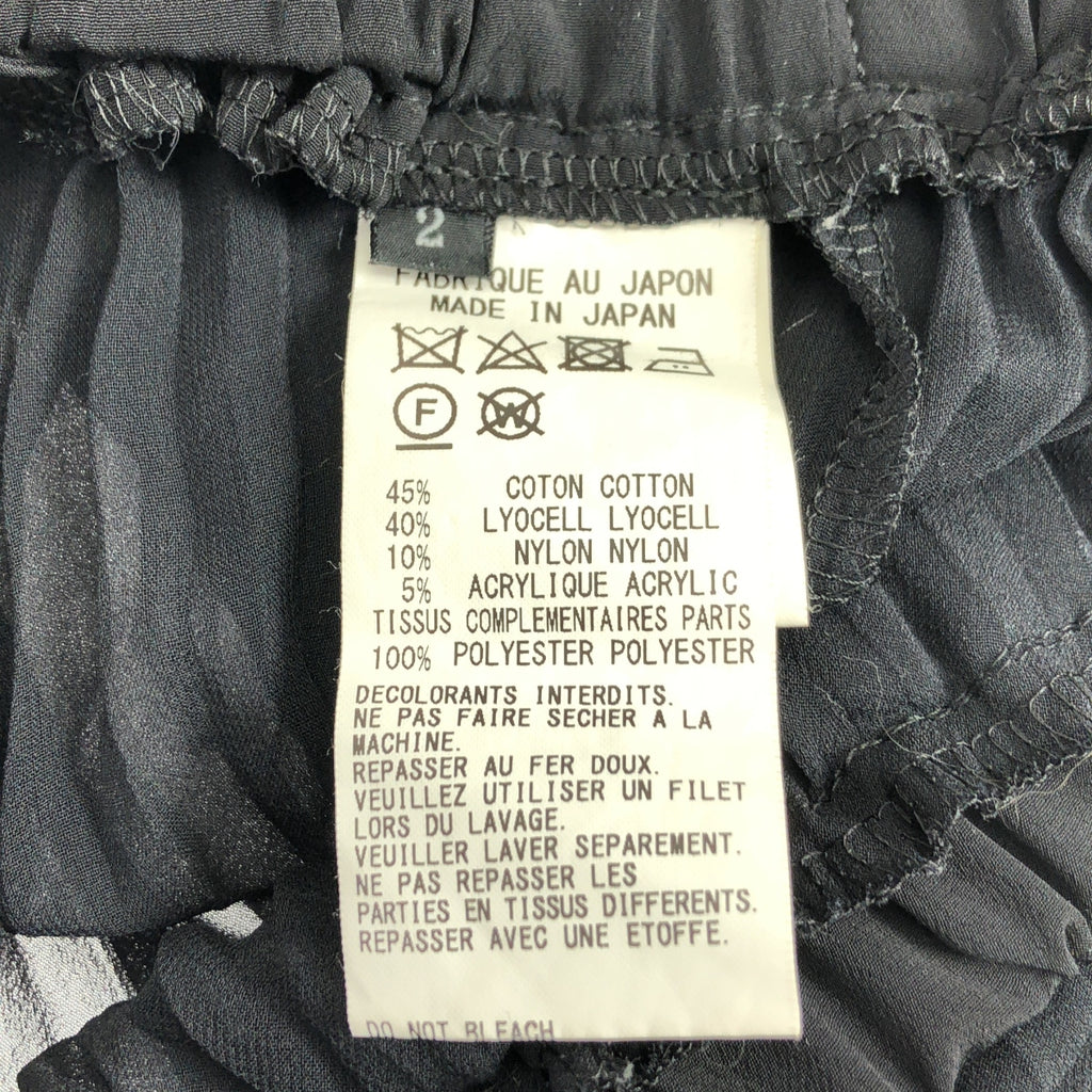 RISMAT by Y's / リスマット バイ ワイズ | 2022AW | プリーツシアー レイヤード ドレス ワンピース | 2 | レディース