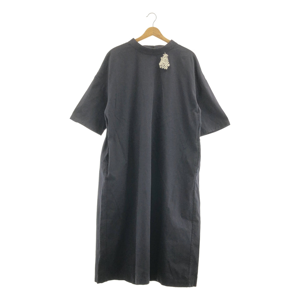 mina perhonen / 미나펠호넨 | kula / forest parade 장식 오버 실루엣 포켓 원피스 | 38 |