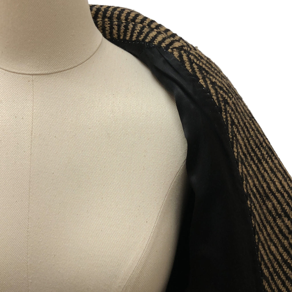 DRIES VAN NOTEN / ドリスヴァンノッテン | 2017AW | ウール ボタンレス シングル オーバーコート / 総裏地 | XS | レディース