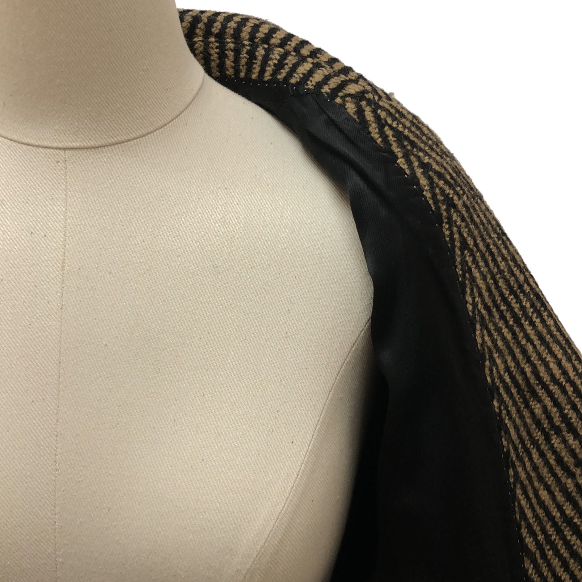 DRIES VAN NOTEN / ドリスヴァンノッテン | 2017AW | ウール ボタンレス シングル オーバーコート / 総裏地 | XS | レディース