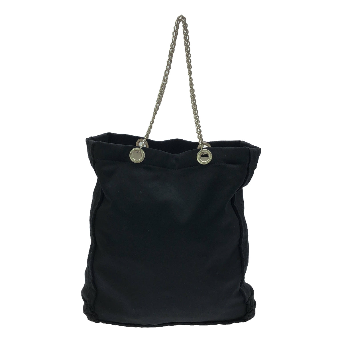 COMME des GARCONS |鏈條手把帆布手提包 / 全襯裡 |黑色 |女性的