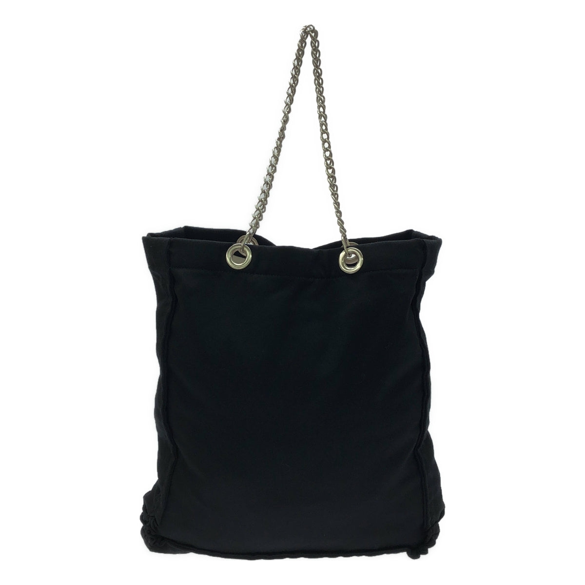 COMME des GARCONS |鏈條手把帆布手提包 / 全襯裡 |黑色 |女性的