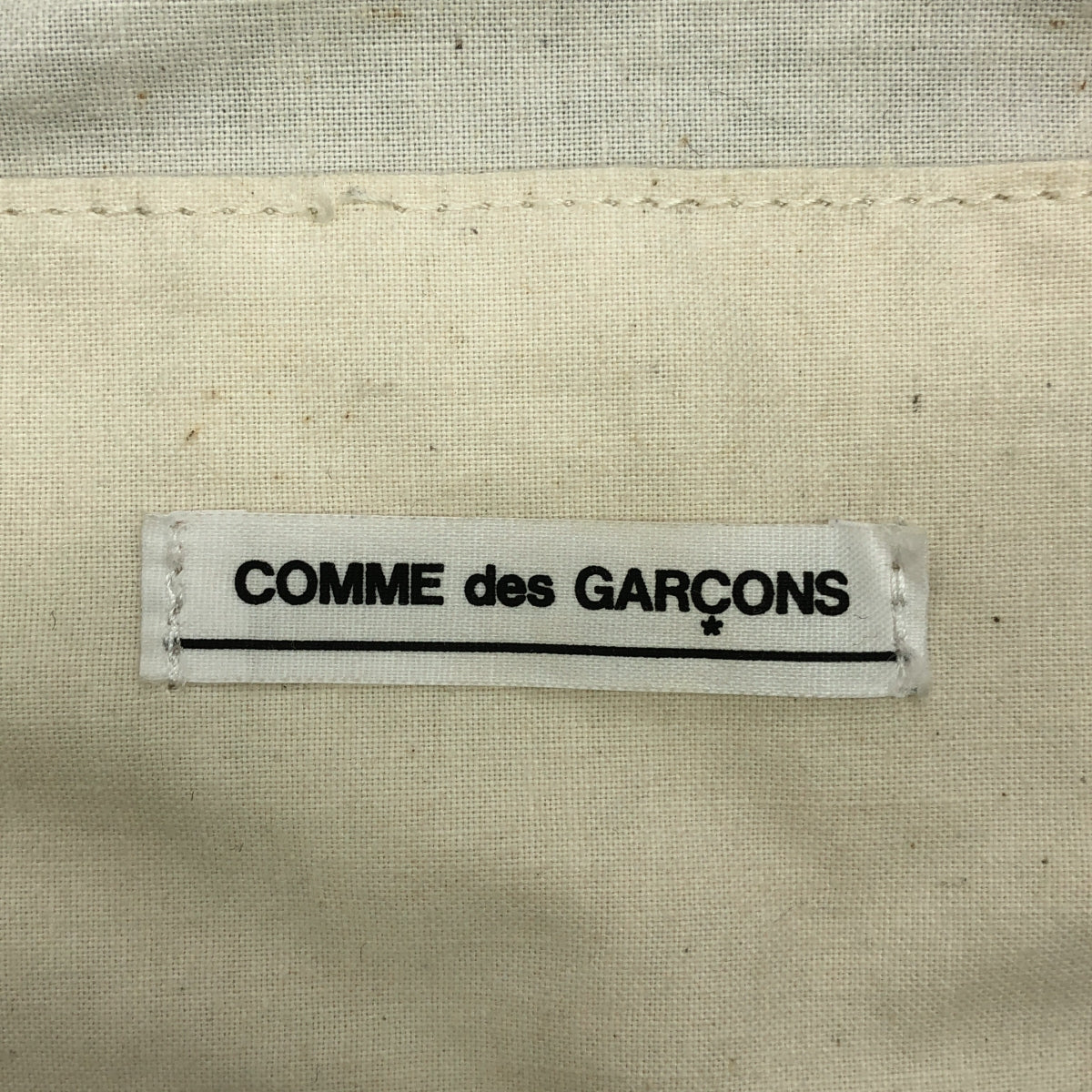 COMME des GARCONS / 콤데 갤슨 | 체인 핸들 캔버스 토트 백 / 총 안감 | 블랙 | 여성