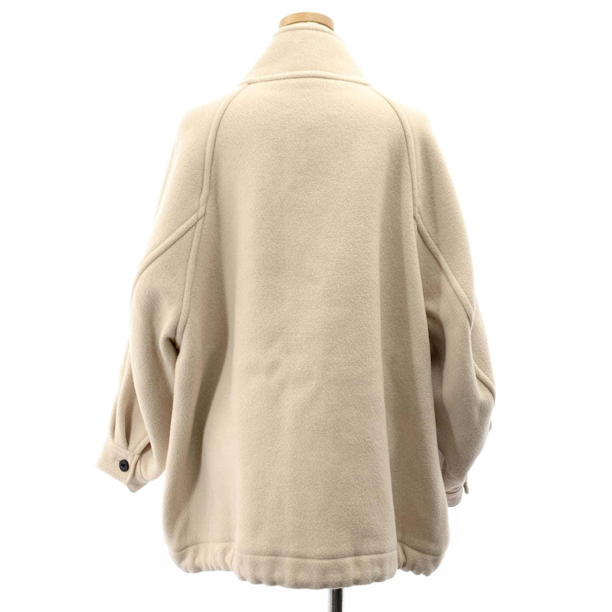 HYKE / ハイク | 2022AW | DOUBLE FACE DUFFEL JACKET / ウール ダブルフェイス ダッフル ジャケット コート | 3 | レディース