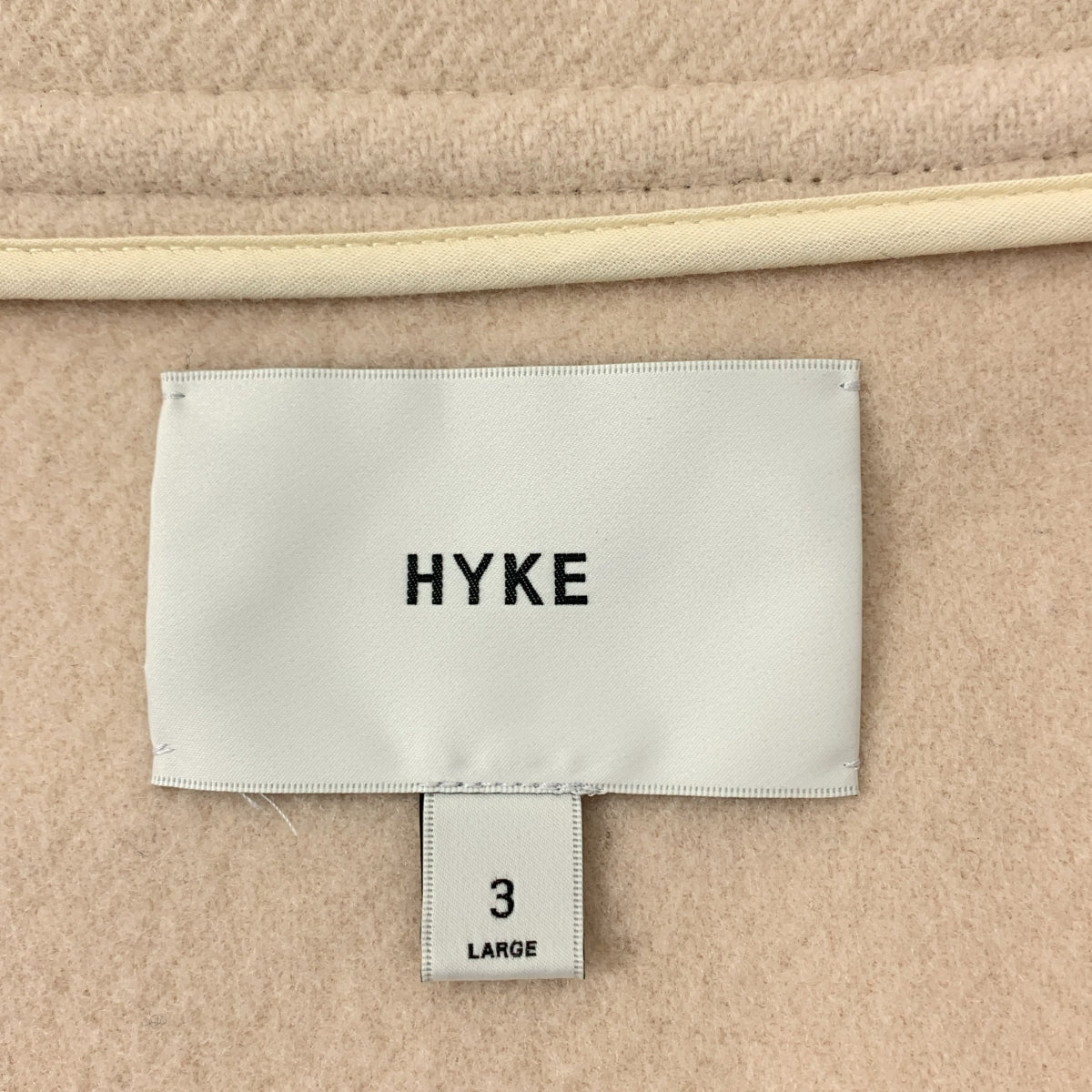 HYKE | 2022 秋冬 | 雙面粗呢外套 | 羊毛雙面粗呢外套 | 3 碼 | 女款