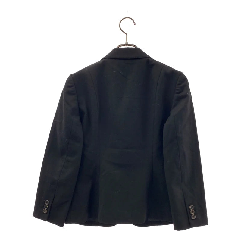 MARGARET HOWELL ブラックウールテーラードジャケット MARGARET HOWELL（マーガレットハウエル）の「SUMMER WOOL（テーラード