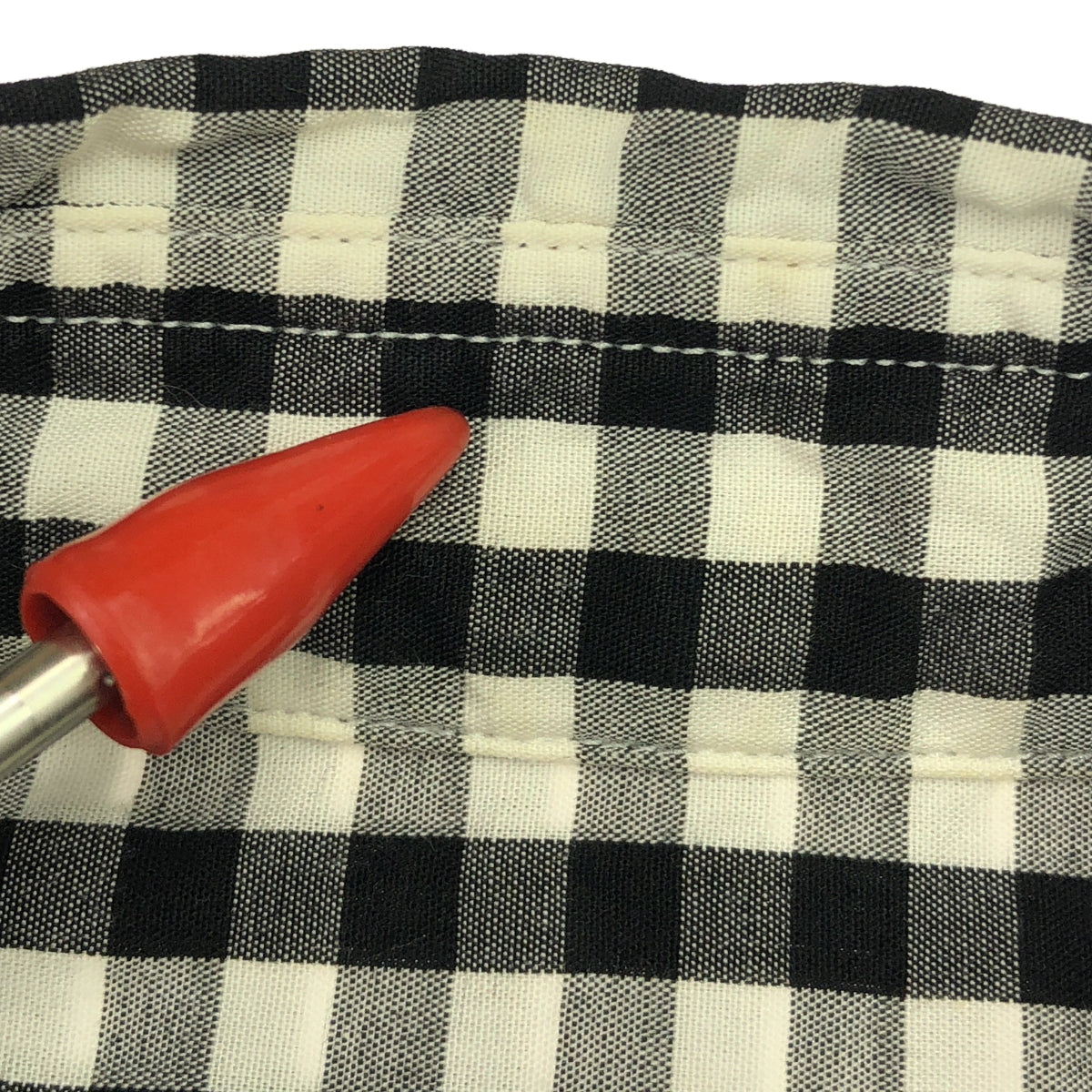 COMME des GARCONS | 2002SS |格紋裝飾常規領襯衫 |黑/白 |女性的