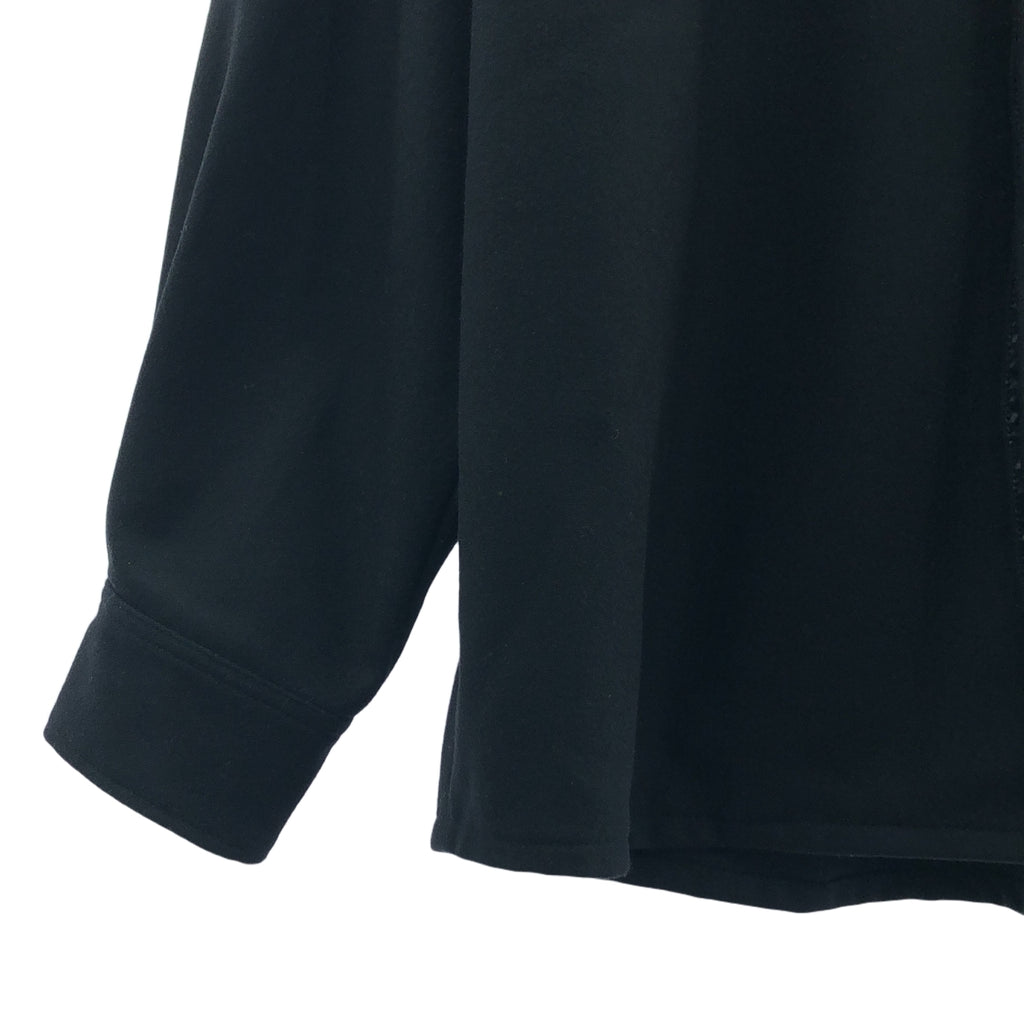 JUHA / ユハ | 2023AW | FLYFRONT RAGLAN SHIRT JACKET ラグラン シャツジャケット | 3 | ブラック | メンズ