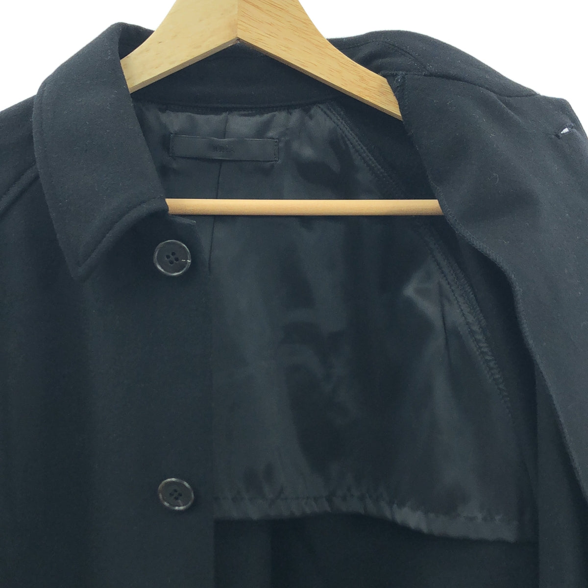 JUHA / ユハ | 2023AW | FLYFRONT RAGLAN SHIRT JACKET ラグラン シャツジャケット | 3 | ブラック | メンズ