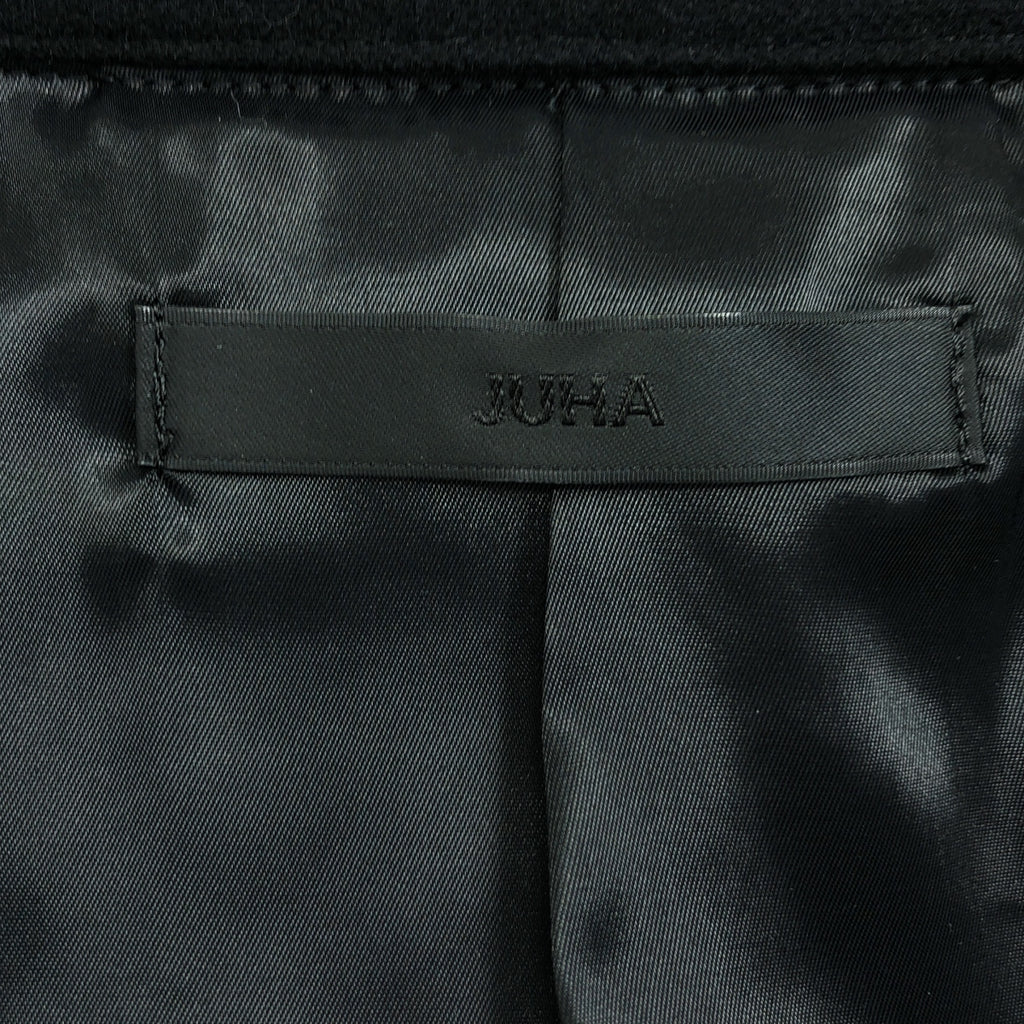 JUHA / ユハ | 2023AW | FLYFRONT RAGLAN SHIRT JACKET ラグラン シャツジャケット | 3 | ブラック | メンズ