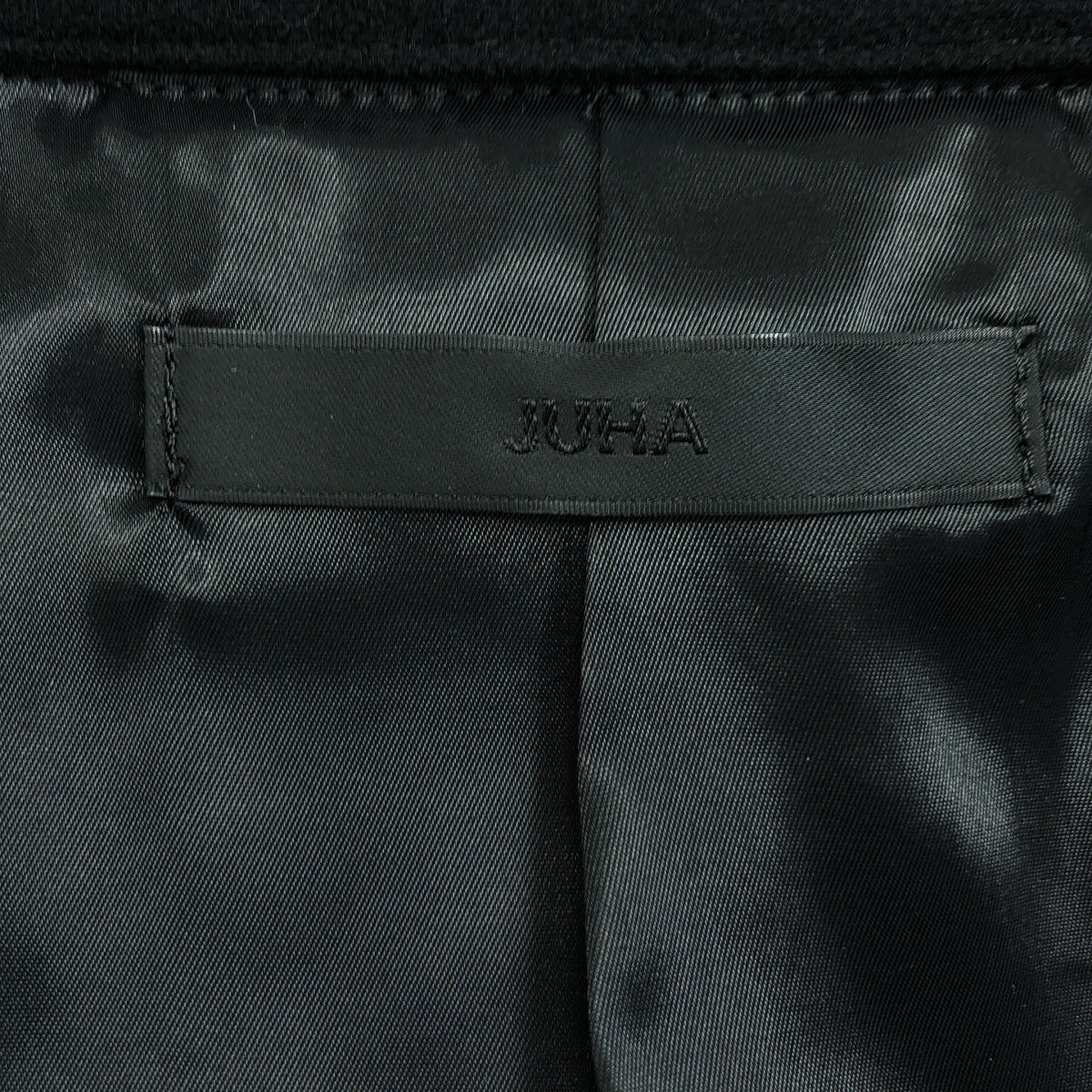JUHA / ユハ | 2023AW | FLYFRONT RAGLAN SHIRT JACKET ラグラン シャツジャケット | 3 | ブラック | メンズ