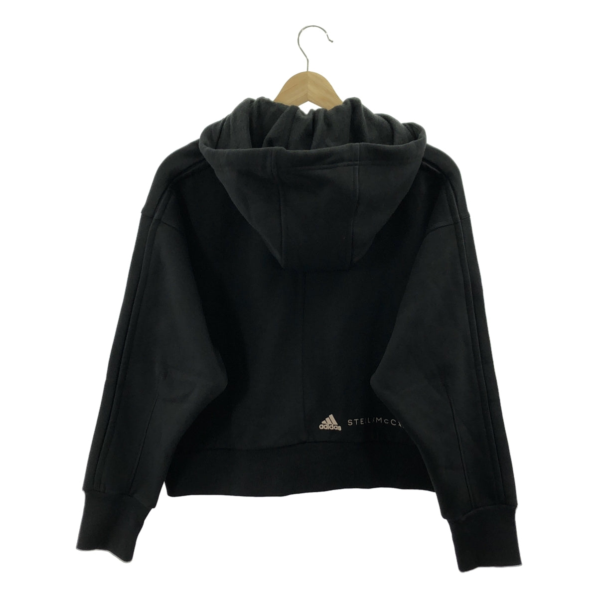 adidas by Stella McCartney / アディダスバイステラマッカートニー | aSMC CROPPED HOODIE / GL4147 ロゴ ジップ スウェット フーディ | XS | レディース