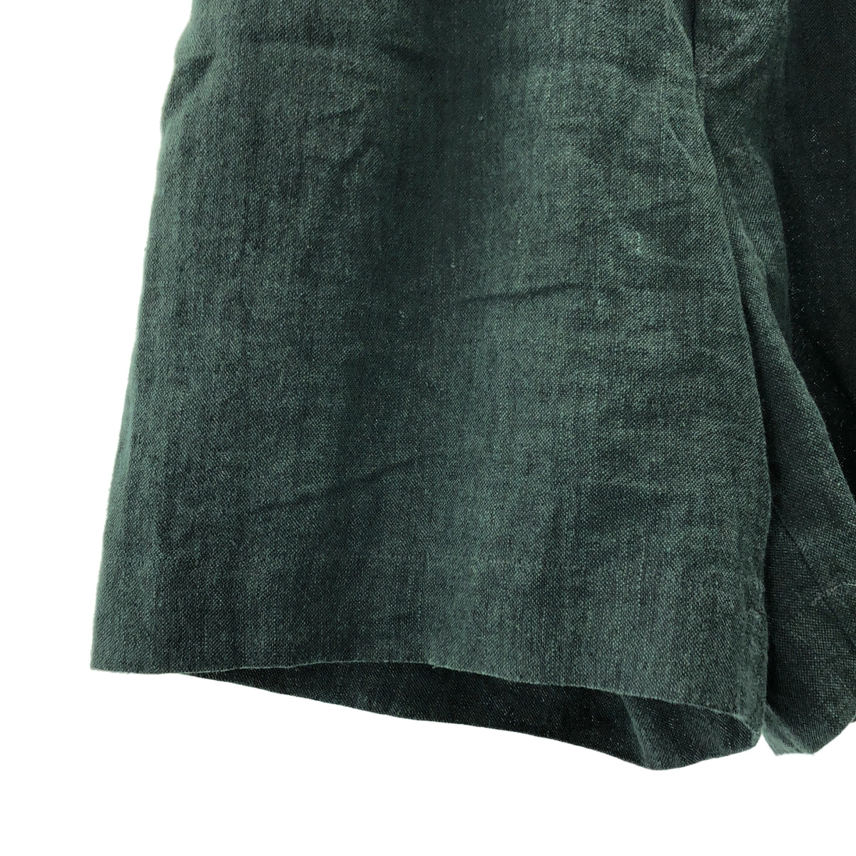 Peng Tai / 펜타이 | Leisure Shorts MOSS / 2 택 더블 어저스터 와이드 반바지 반바지 |