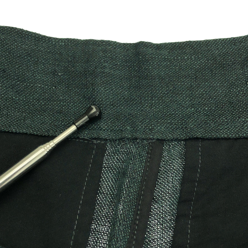 Peng Tai / 펜타이 | Leisure Shorts MOSS / 2 택 더블 어저스터 와이드 반바지 반바지 |