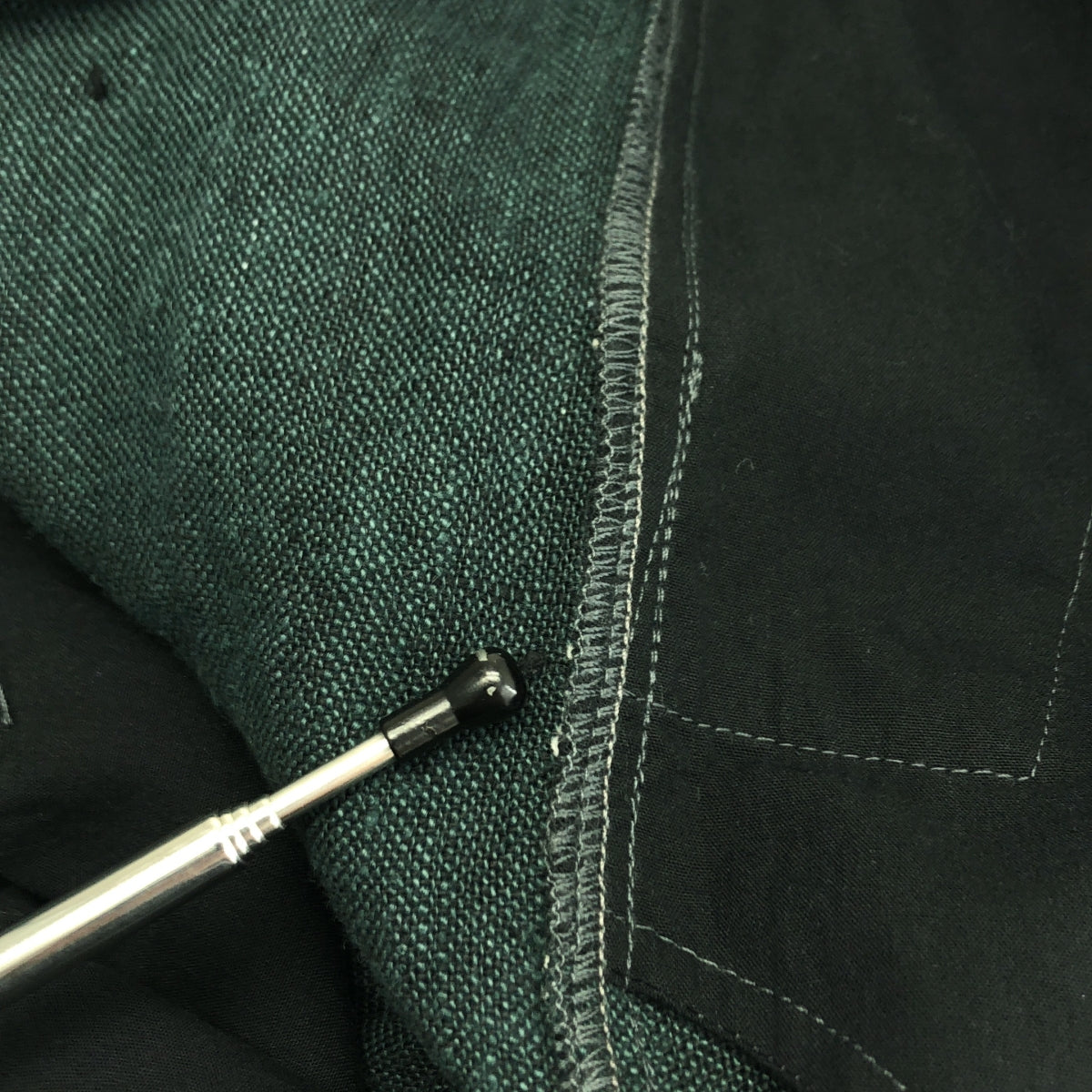 Peng Tai / 펜타이 | Leisure Shorts MOSS / 2 택 더블 어저스터 와이드 반바지 반바지 |