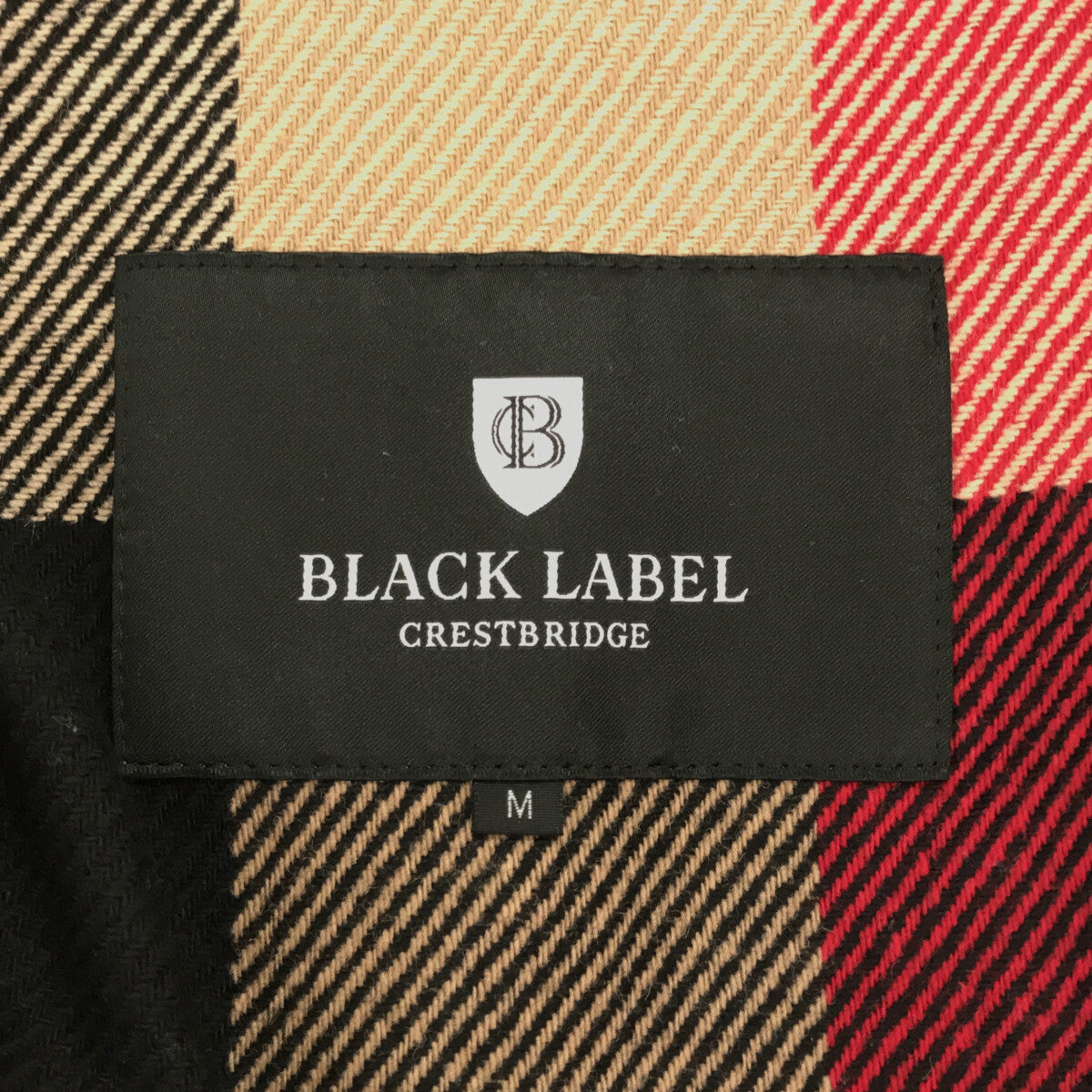 BLACK LABEL CRESTBRIDGE / 블랙 라벨 크레스트 브릿지 | 체크 라이너가있는 트렌치 코트 | M | 베이지 | 남성