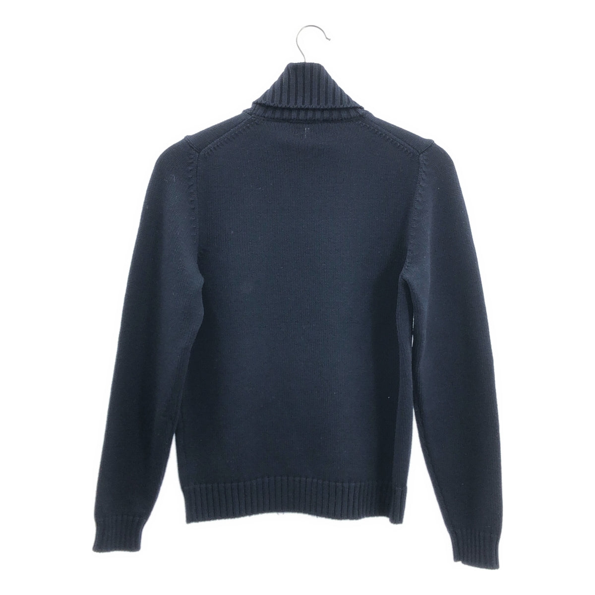 ZANONE / ザノーネ | ウール ミドルゲージ タートルネックニット | 44 | ネイビー | メンズ